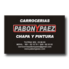 Tarjeta de Visita T. Pab�n Y Paez