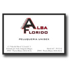 Tarjeta de Visita Peluquer�a Alba Florido